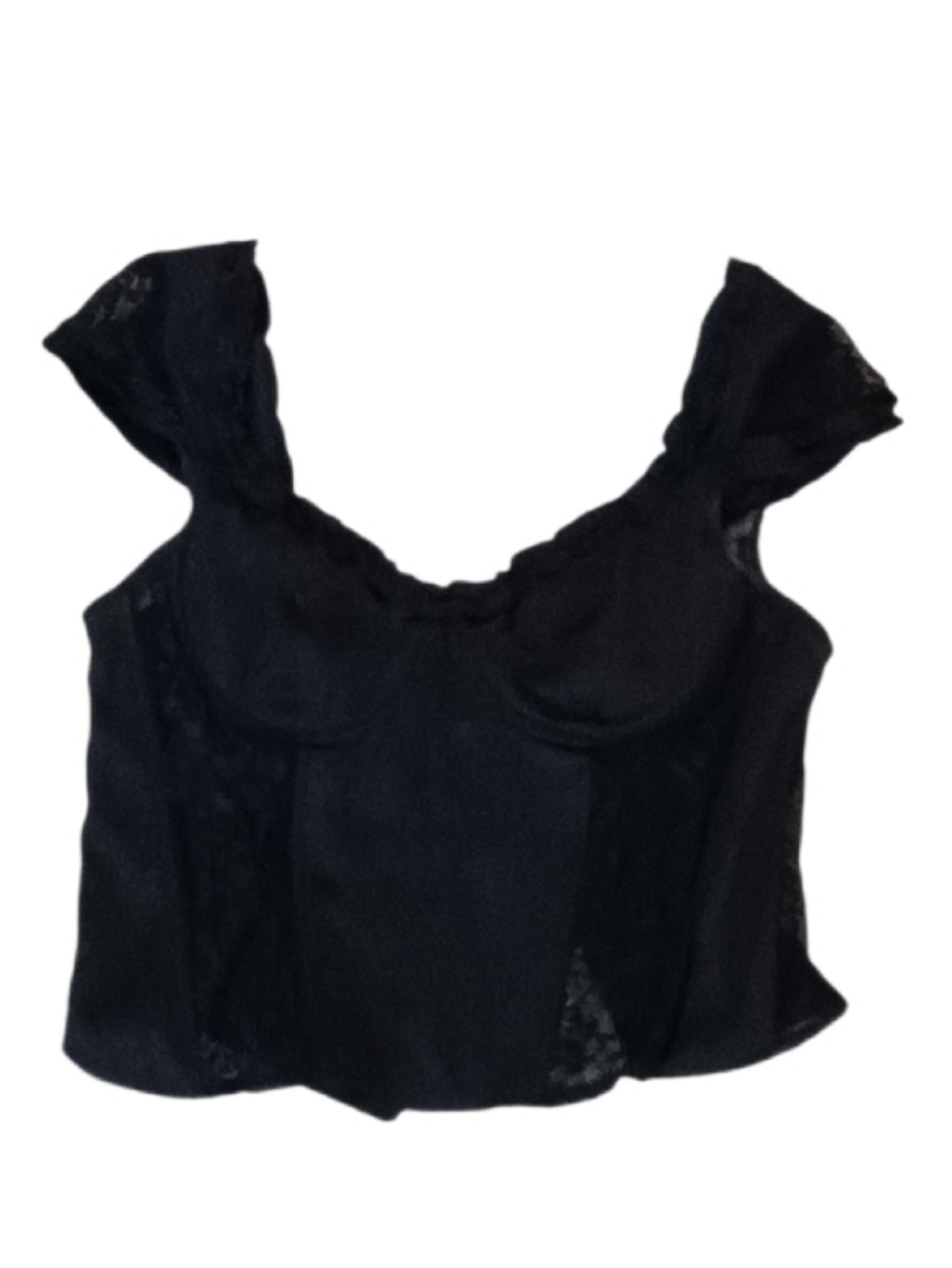 Forever 21 Black Corset Top Women's Small